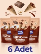 Trio Move Mini Kornet - Kakaolu Fındık Kremalı, Sütlü Çikolatalı