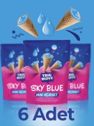 Trio Move Mini Kornet - Sky Blue Karamel ve Kahve Aromalı Kremalı