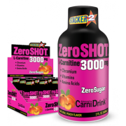 Zero Shot 60 ML 3000Mg L-Carnitine Şeftali